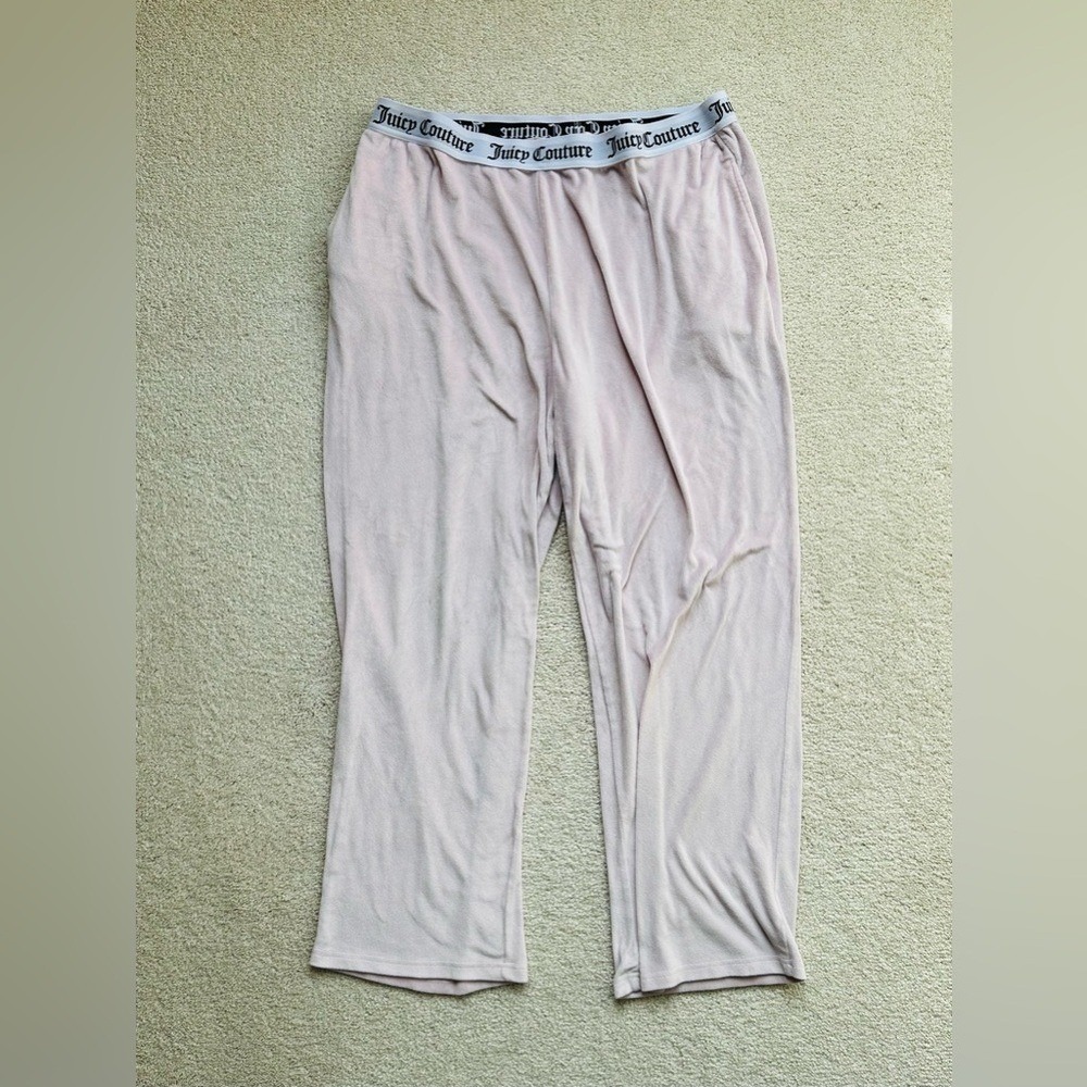 Juicy Couture Pajama Pants Women's Size XL Pink Lounge Sleepwear